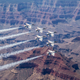 Illustration for article titled Look At These Striking Images Of The Thunderbirds Soaring Over Telluride
